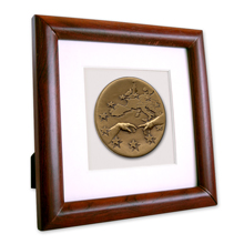 Miniature Médaille « Jumelage Europe » avec support