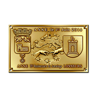 Plaque en bronze de fonderie (Dimensions 45x27cm - Poids 6kg environ)