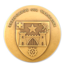 Médaille relief simple Ville de Bellegarde sur Valserine