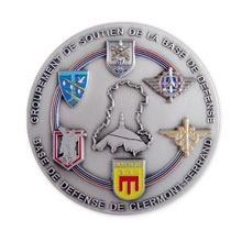 Médaille 2 tons Base de Défense Clermont-Ferrand