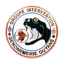 Médaille motif couleur Gendarmerie Nationale Guyane