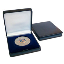Médaille boite en plastique bleu ottowild