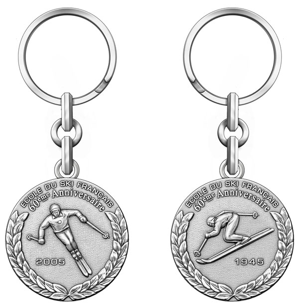 Anneaux porte-clés *8pcs Argent - - Tissus des Ursules