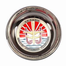 Médaille coupelle argentée ALPACI Polynésie Française