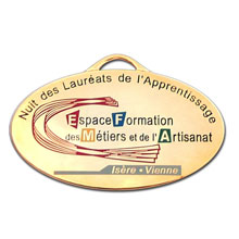 Médaille Lauréats de l'Apprentissage EFMA Vienne Isère