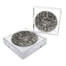 Miniature Médaille de Lyon avec support